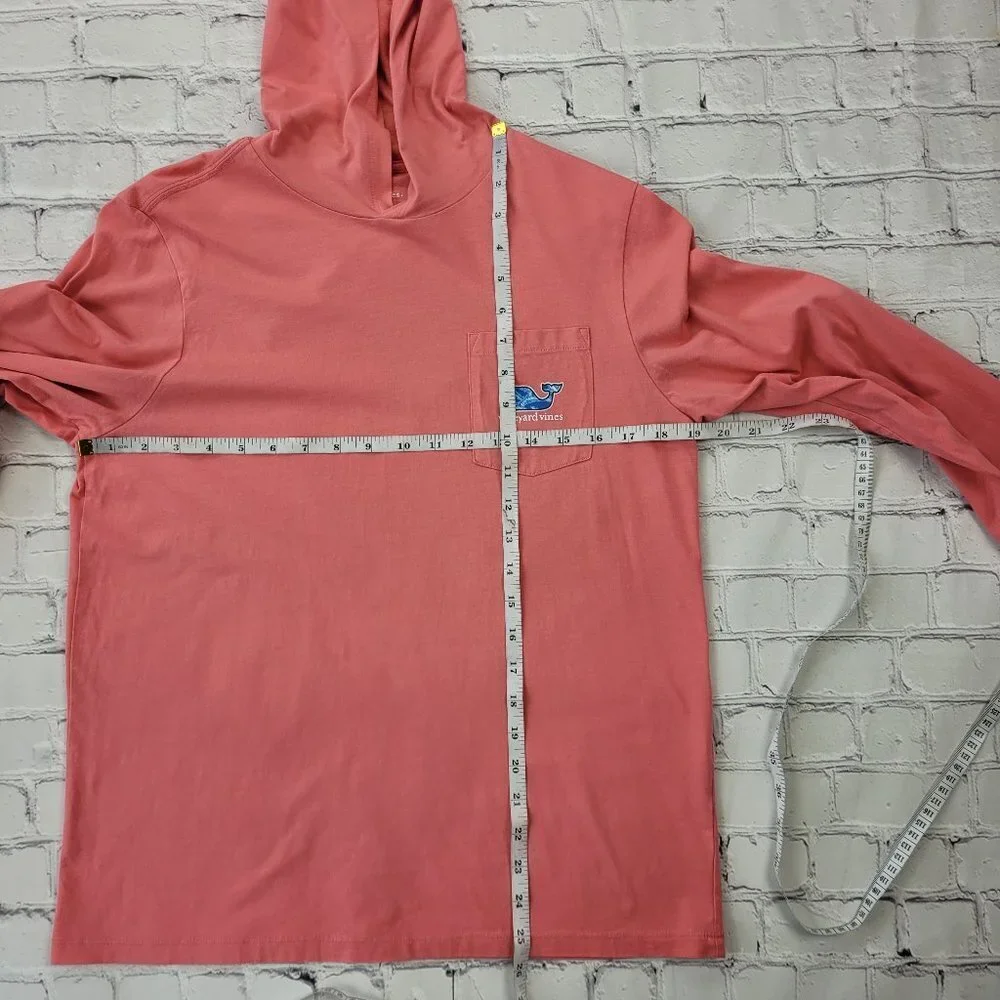 ✅ Vineyard Vines Hooded Long Sleeve 100% cotton junior shirt XL
